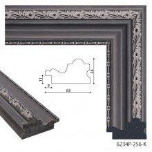 Пластиковый багет E 6234P-256-K