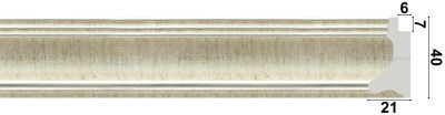 Пластиковый багет D51-4121-7