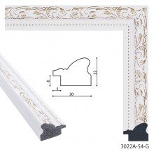 Пластиковый багет E 3022A-54-G MF