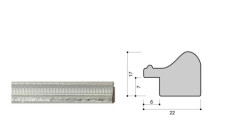 Багет пластиковый 3502-019