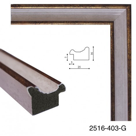 Пластиковый багет E 2516-403-G