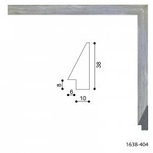 Пластиковый багет E 1638-404-K