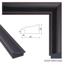 Пластиковый багет E 4222P-290-K (red)