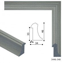 Пластиковый багет E 3446-348-K MF