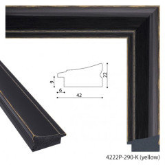 Пластиковый багет E 4222P-290-K (yellow)