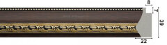 Пластиковый багет BR 24210 BROWN