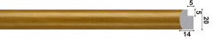 Пластиковый багет BR AH3-W792311
