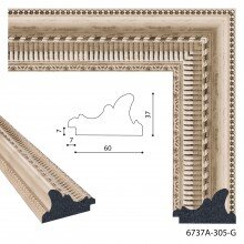Пластиковый багет E 6737A-305-G MF